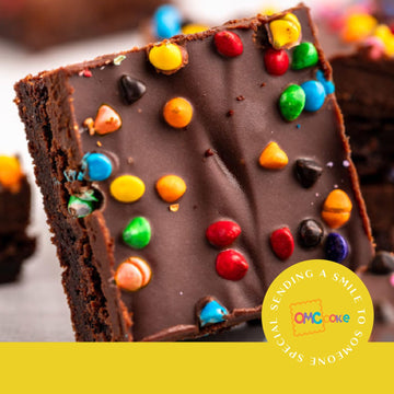 Sending You Sunshine Gift Basket Care Package Cookies Chocolate Brownies Food Gift For Men Kids Women | Nut Free Dairy Free | Thinking Of You
