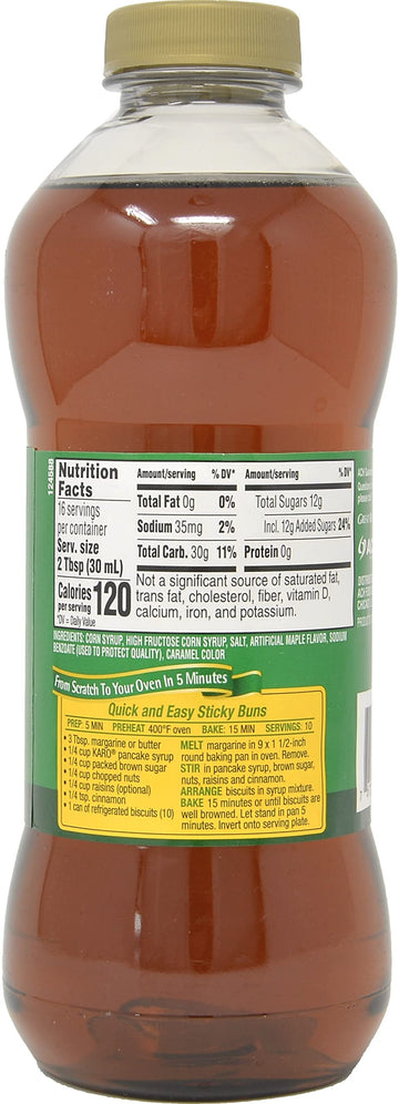 Karo Pancake Syrup, 16-Ounce, 6 pack