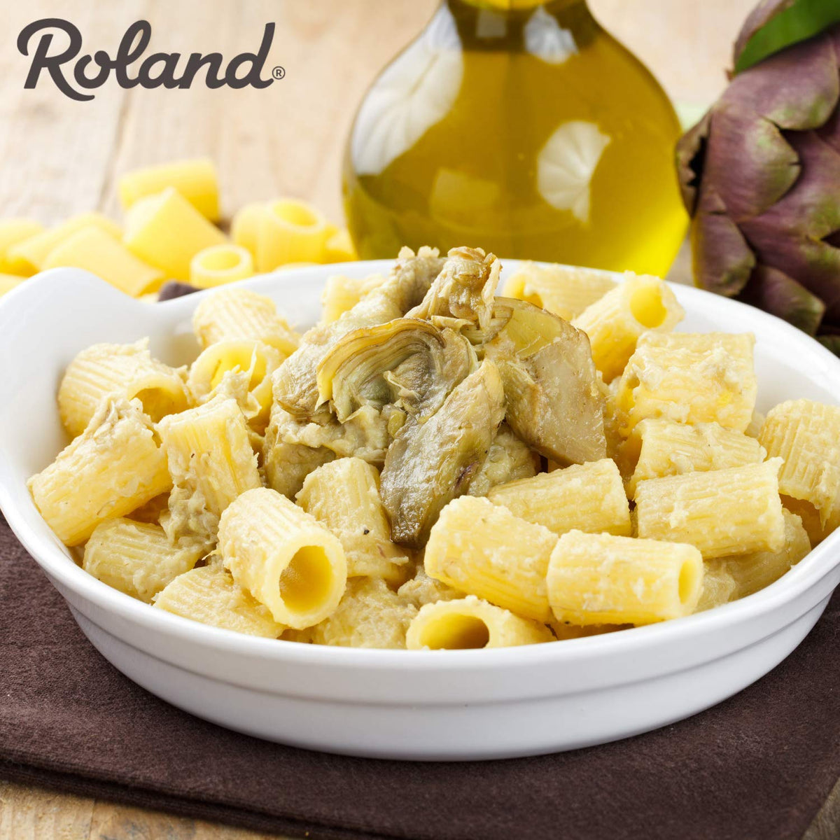 Roland Foods Roman Style Artichoke Hearts with Stalks Specialty Imported Food 2 LB 15.6 Oz