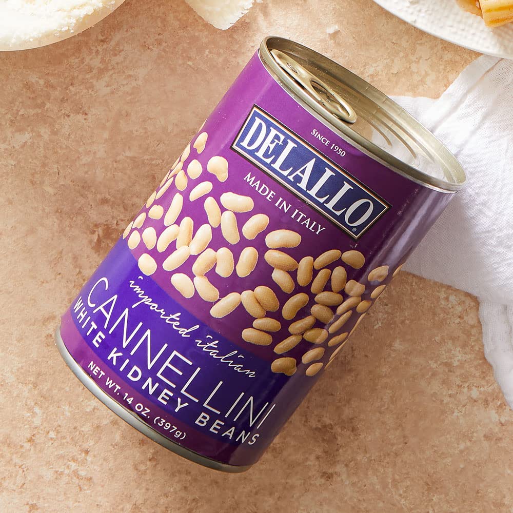 Delallo Cannellini Beans, 14-Ounces (Pack Of12)
