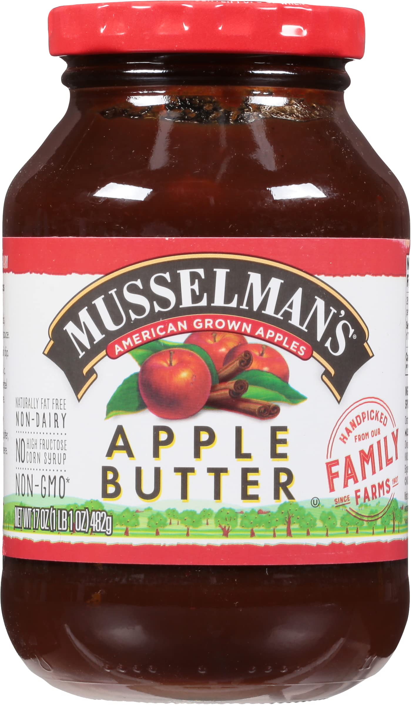 Musselmans Apple Butter 17 oz Jars (Pack of 3)