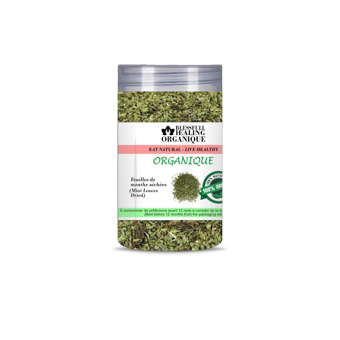 Blessfull Healing Organic Mint Leaves Dried 100 Gram