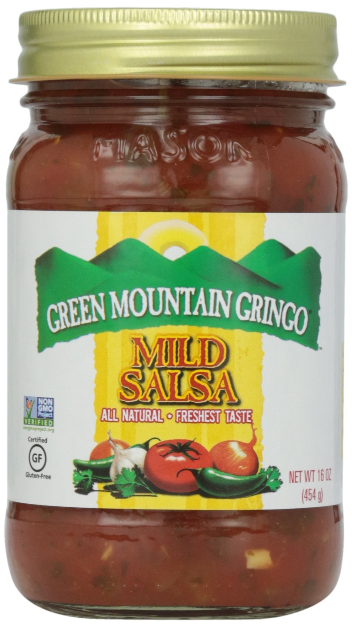 Green Mountain Gringo, Salsa, Mild, 16 oz