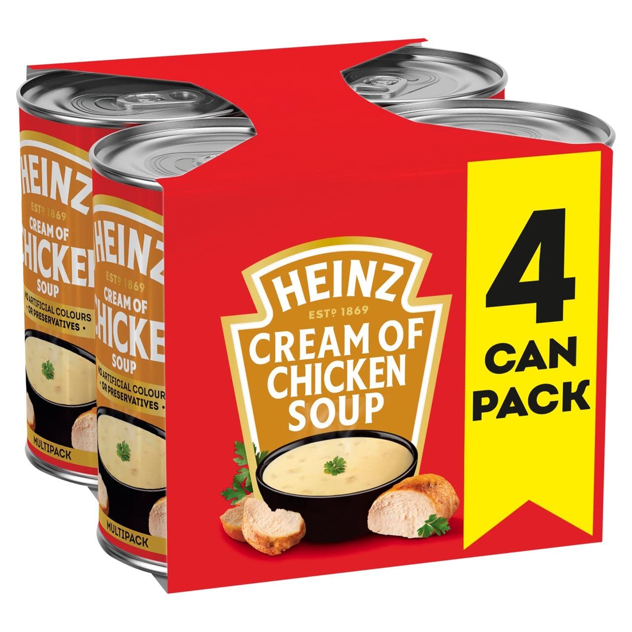 Heinz Classic Cream of Chicken Soup 4 x 400 g