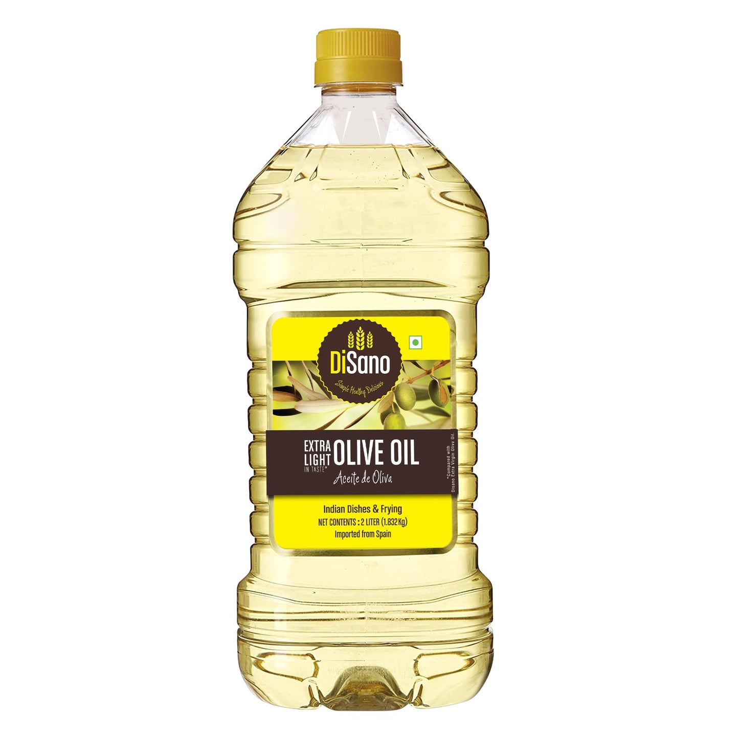 Disano Extra Light Olive Oil Indian Dishes And Frying 2L