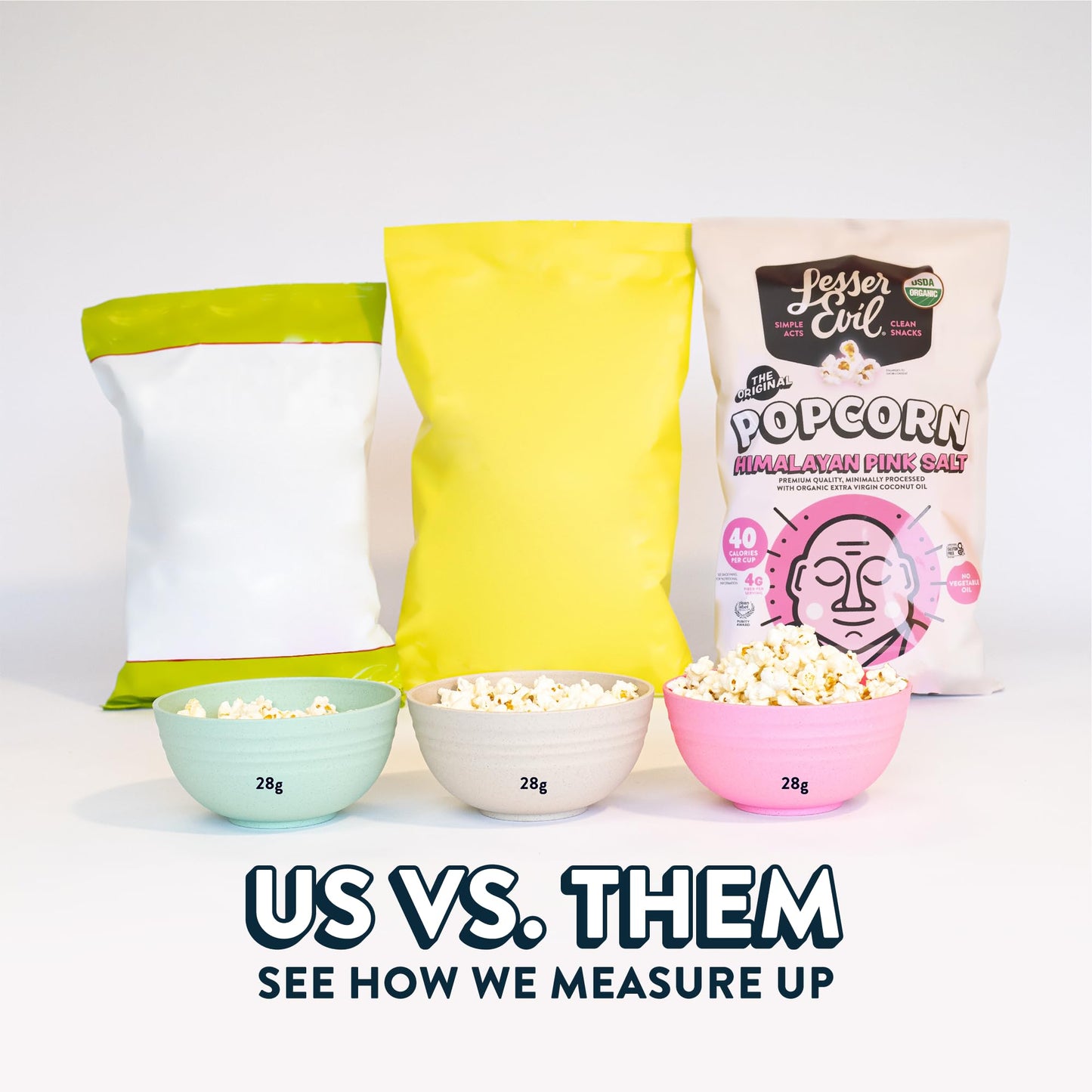 Lesserevil Popcorn Bowl Sweet Organic 7 Ounce