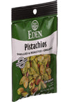 Eden Organic Shelled And Dry Roasted Pistachios, 1 Ounce (Pack Of 12)
