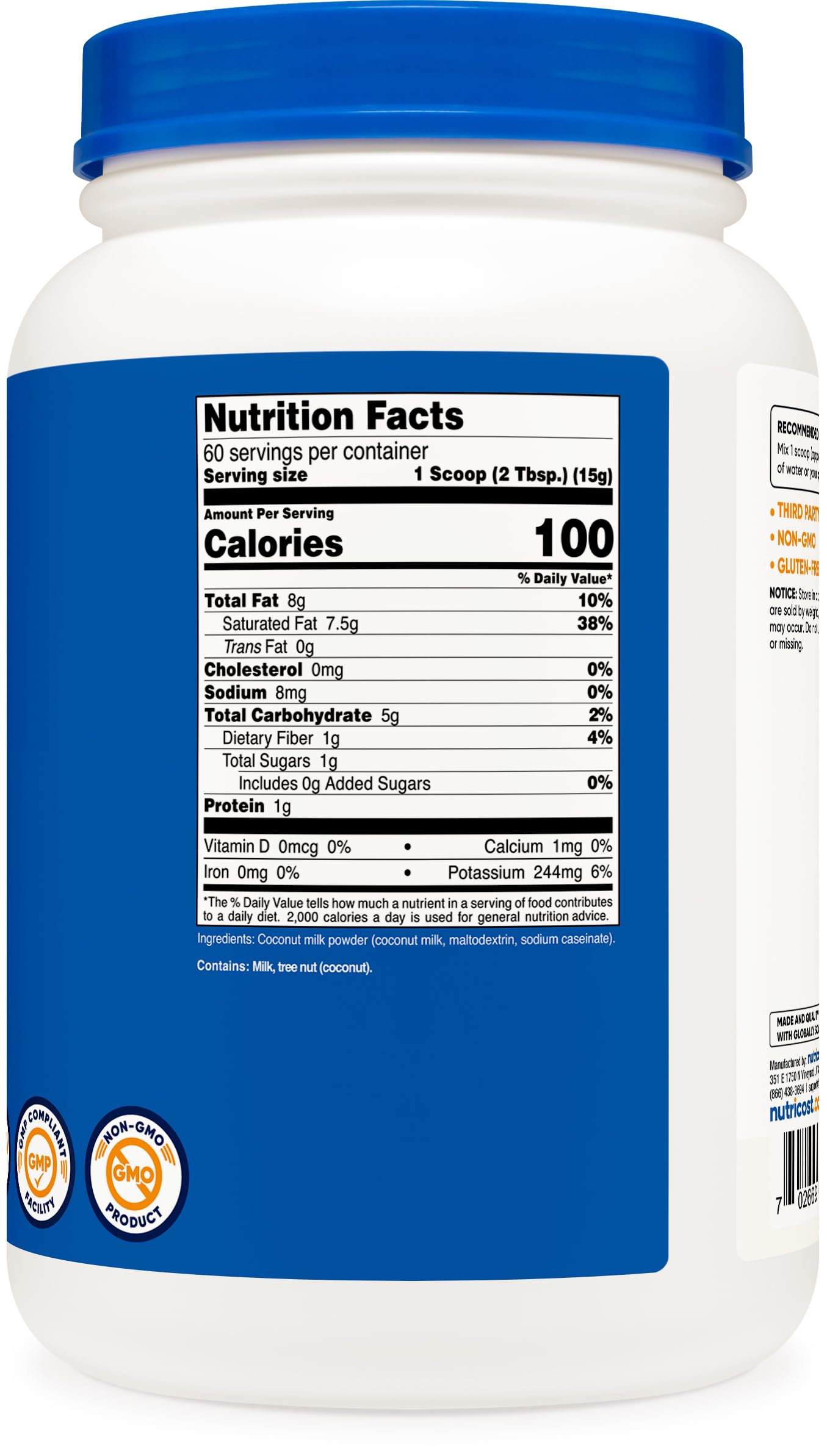 Nutricost Coconut Milk Powder 2Lbs