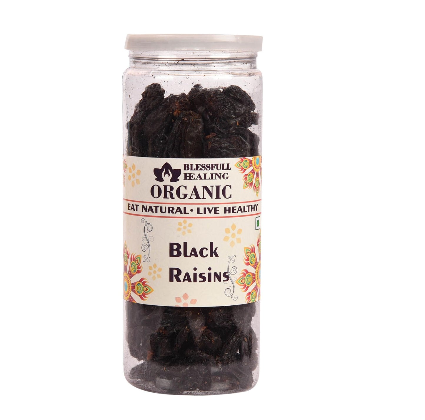 Blessfull Healing Organic Black Raisins 150 Gram Airtight Container
