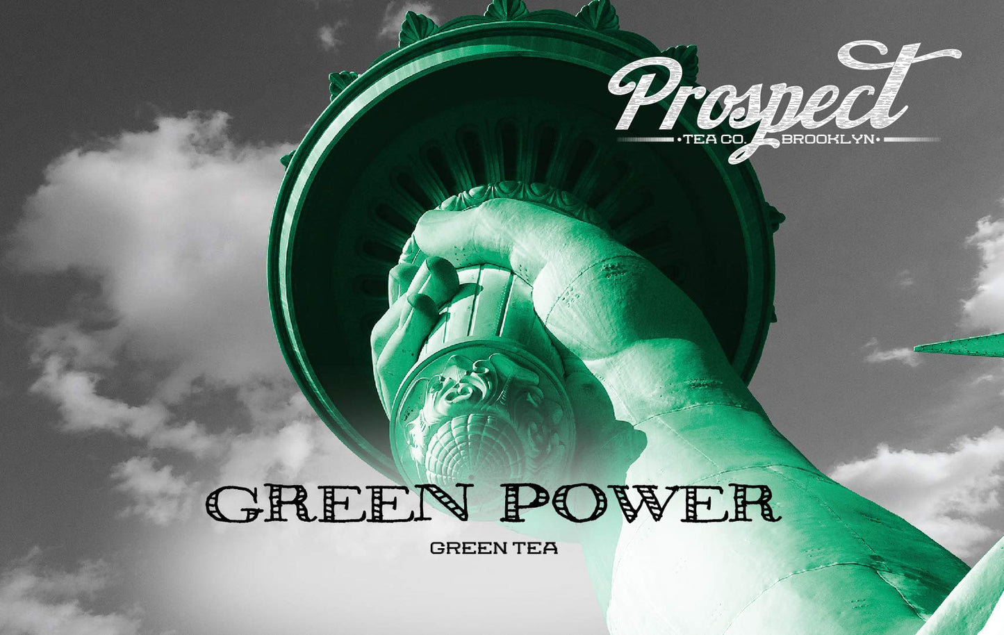 Prospect Tea Co. Green Power Caffeinated Tea Pods, Compatible with K Cup malt-inspired, 40 Count, Model PTC GP40