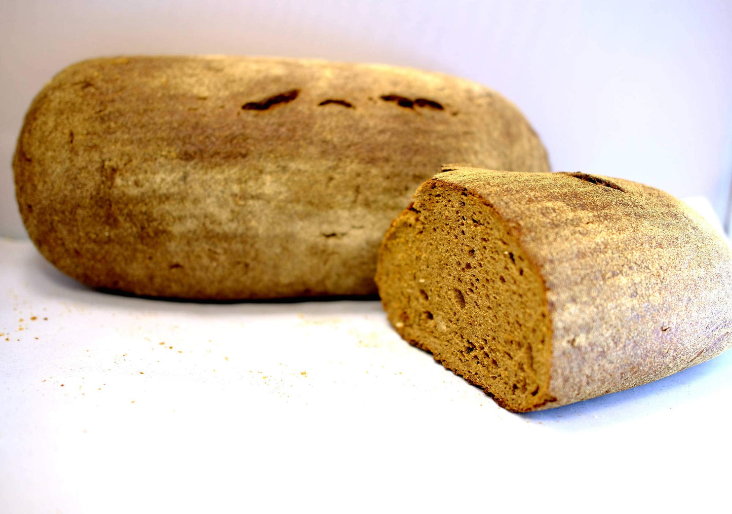 European Style 100% Rye Bread & Riga Rye Bread (1 Loaf Each)