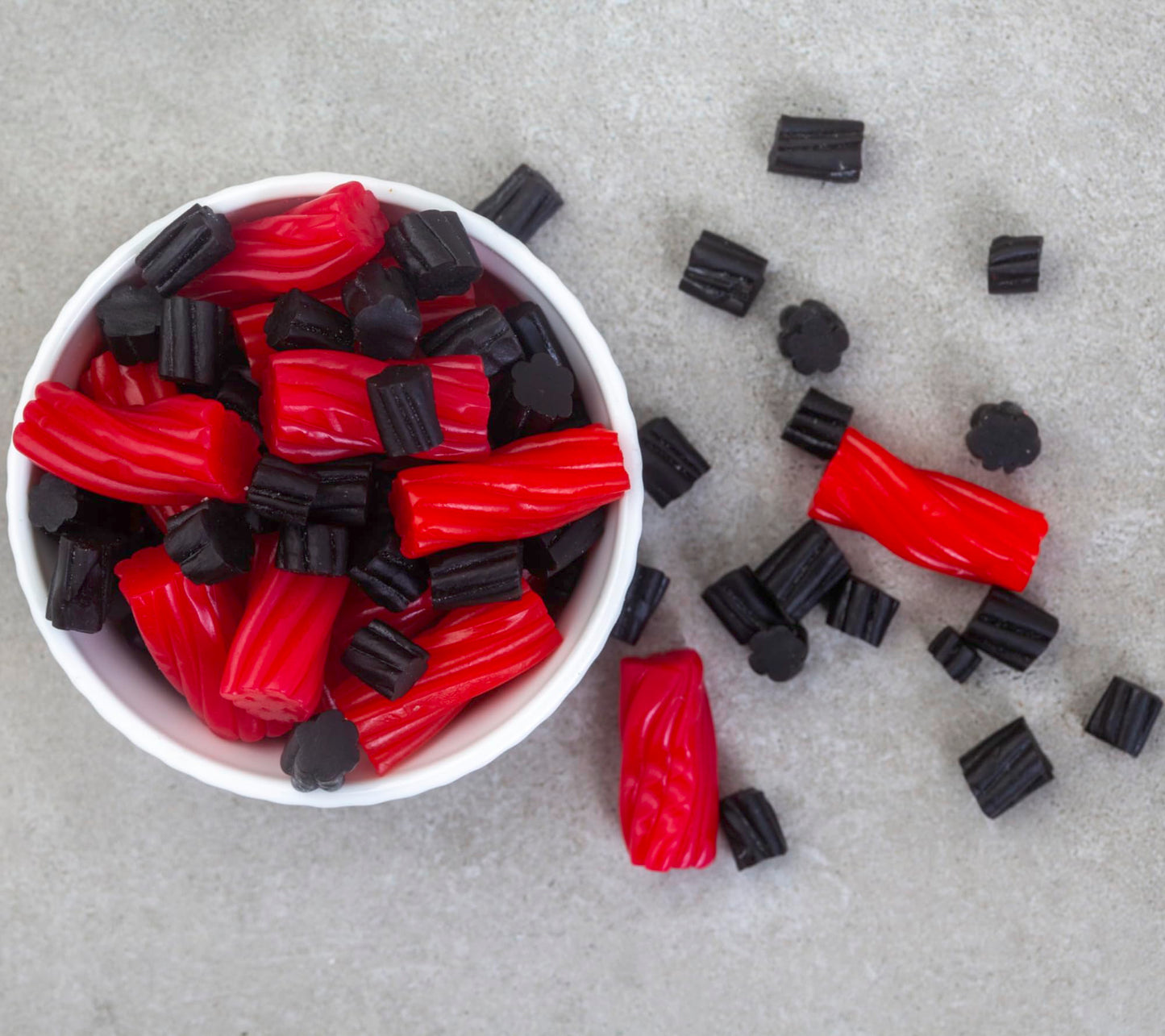 By The Cup Strawberry Licorice Twists, 2.5 Pound Bulk Bag