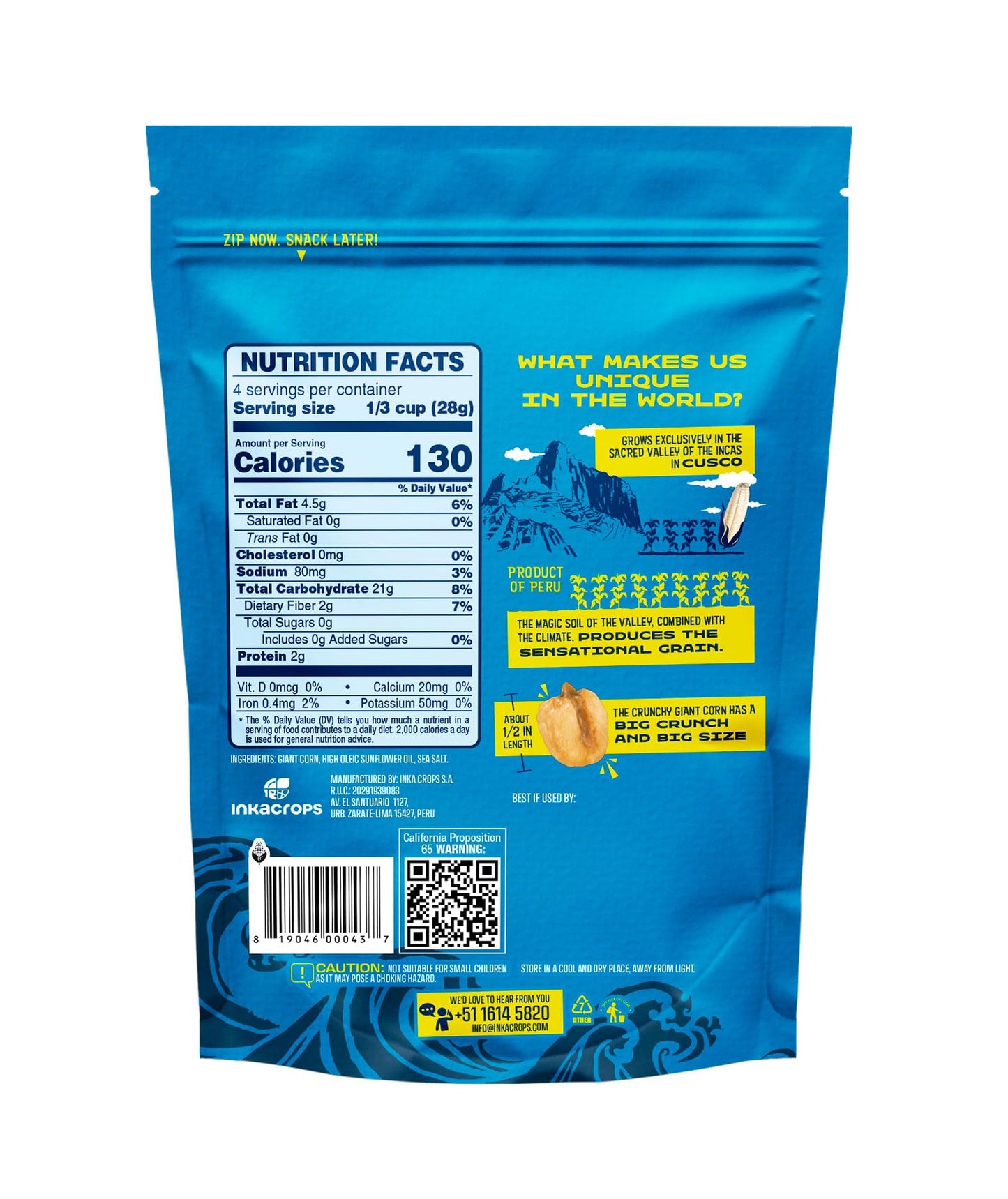 Inka Crops Corn, Original, 4 oz
