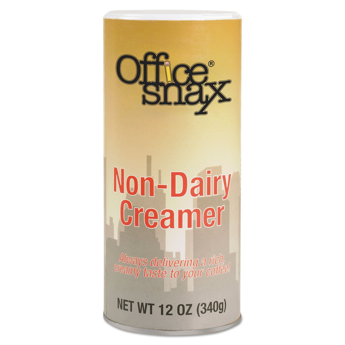 Reclosable Powdered Non-Dairy Creamer, 12 oz Canister, 3/Pack