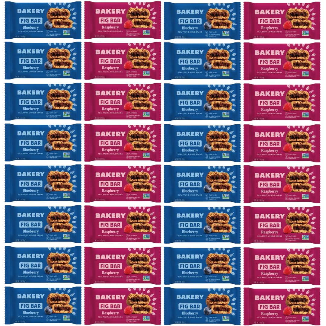 Generic Whole Wheat Bakery Fig Bars Variety Pack - 32 Count