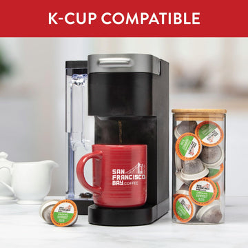 San Francisco Bay Compostable Coffee Pods - Organic Rainforest Blend (80 Ct) K Cup Compatible Including Keurig 2.0, Medium Dark