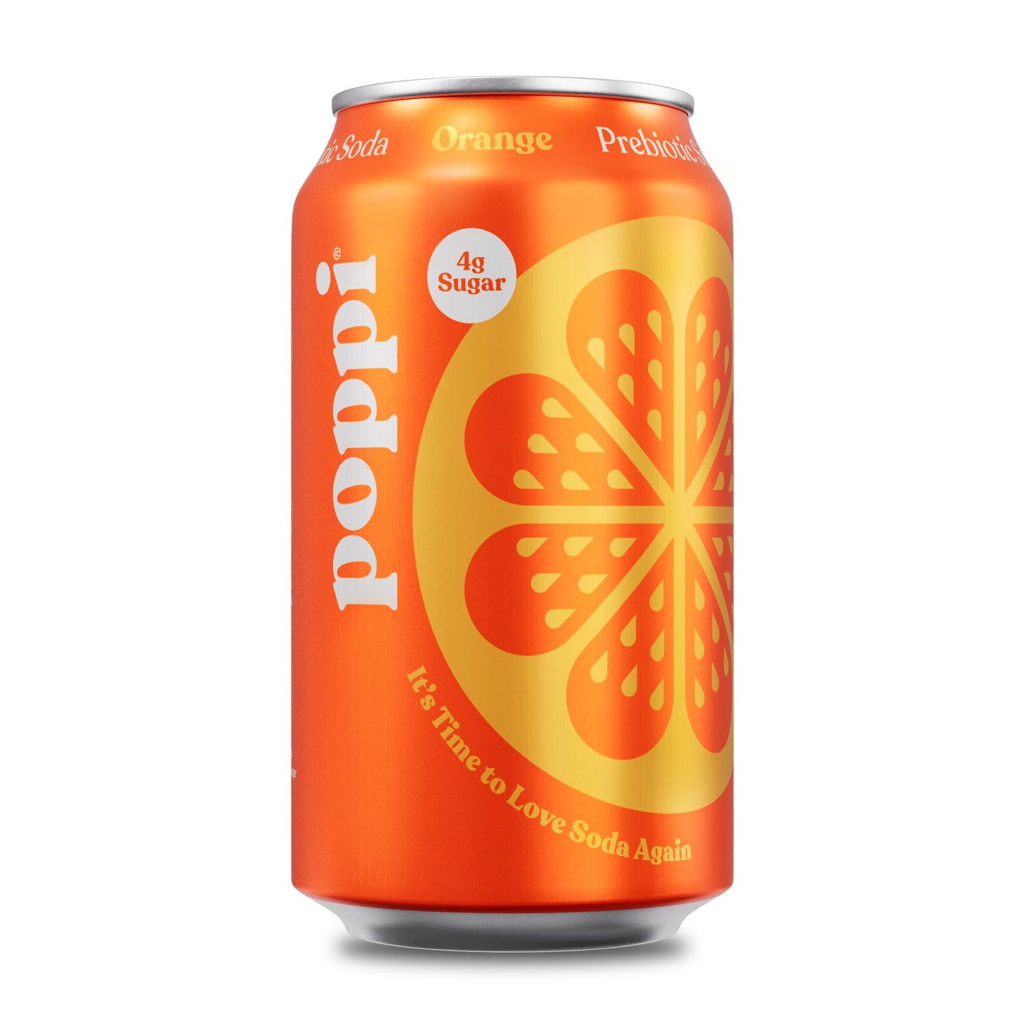 Poppi Orange Prebiotic Soda Single Can 12 Fz