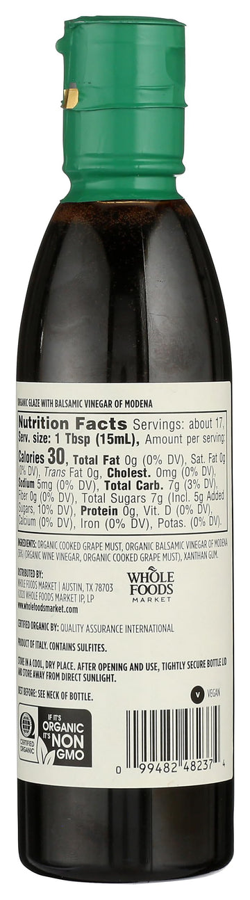 365 by Whole Foods Market Organic Balsamic Glaze, 8.45 Fl Oz, Perfect for Dressings and Marinades
