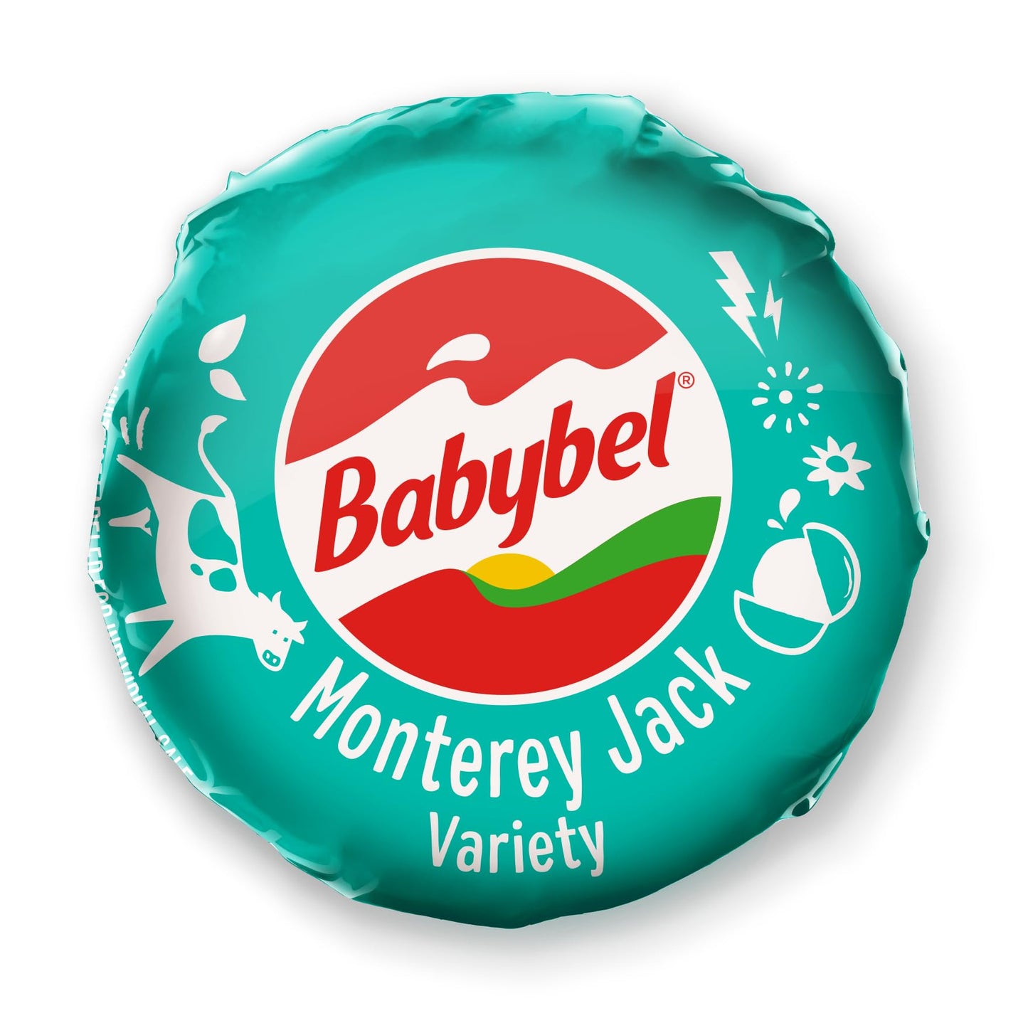 Mini Babybel Monterey Jack Snack Cheese, 12 Pack (8.5 oz)