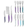 French Home 11-Piece Laguiole Charcutery Set - Plum Rose