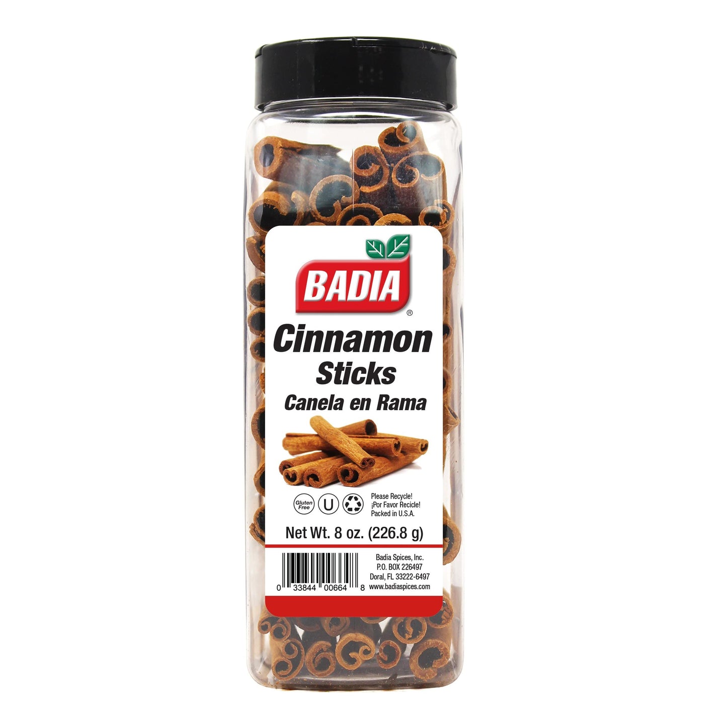 BADIA CINNAMON STICKS ( 6 X 8 OZ )