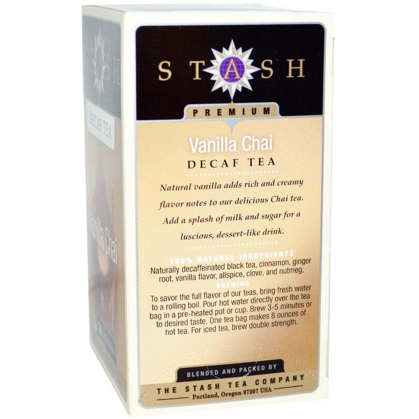 STASH TEA Decaf Vanilla Chai, 18 CT