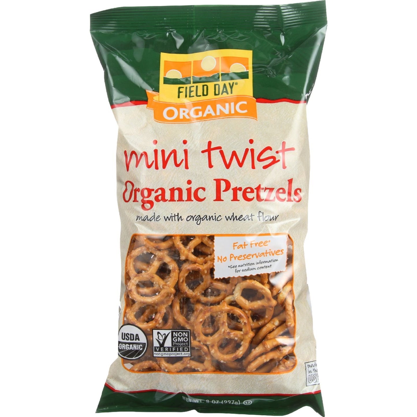 Field Day Mini Twist Pretzel (12X8 Oz)