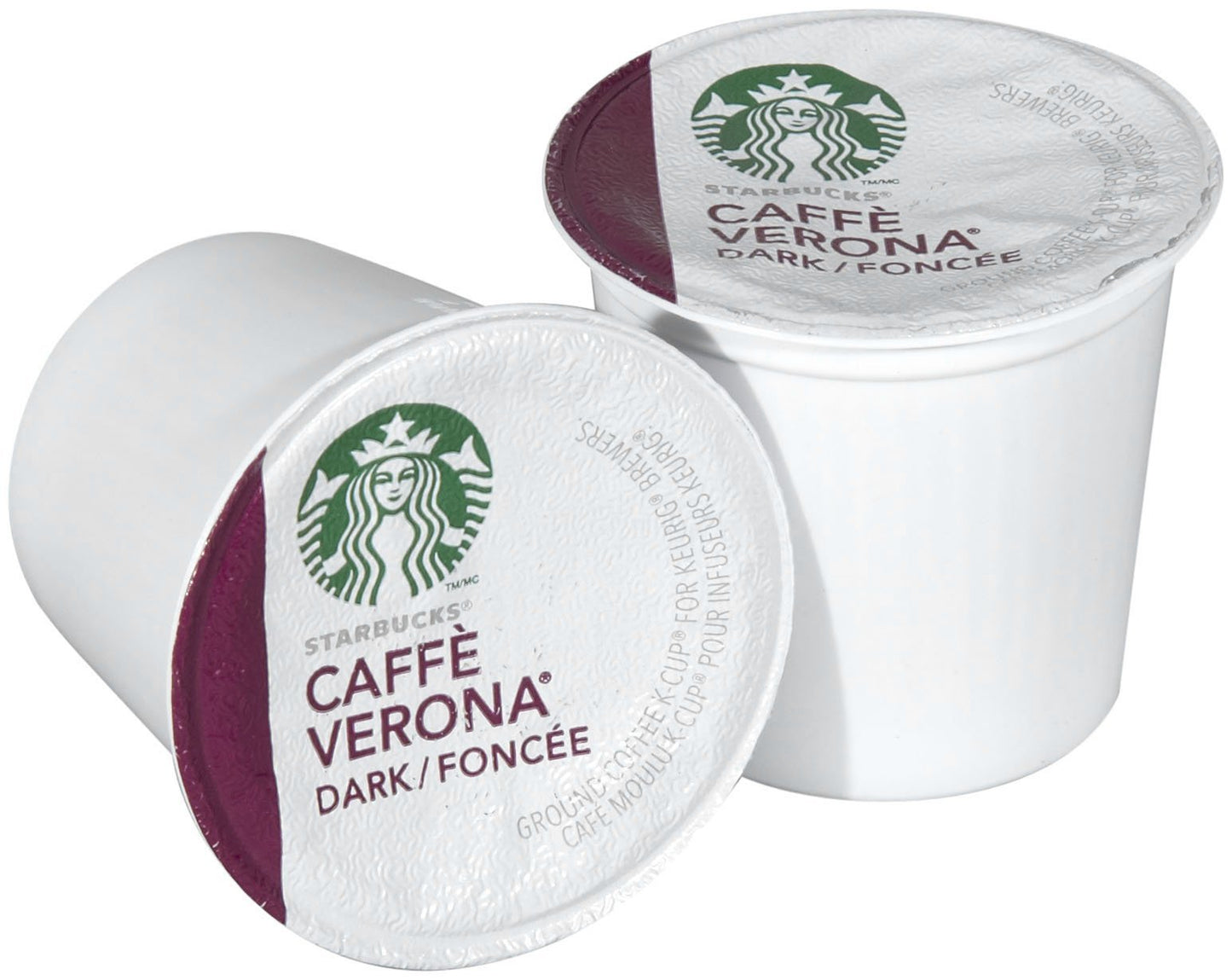 Starbucks Coffee, Caffe Verona Dark K Cup Portion Pack for Keurig malt-inspired, 24 Count
