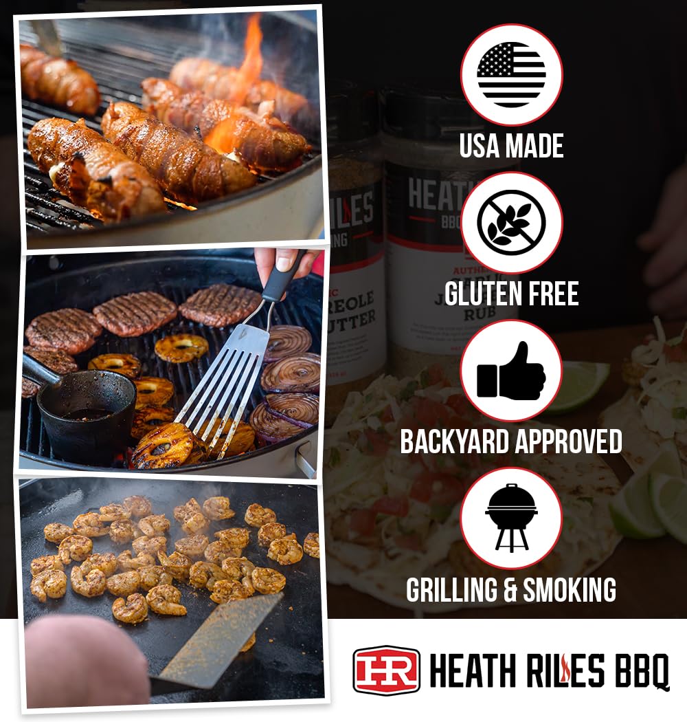 Heath Riles BBQ Cherry Rub Seasoning Shaker, 10 oz - Champion Pitmaster Recipe
