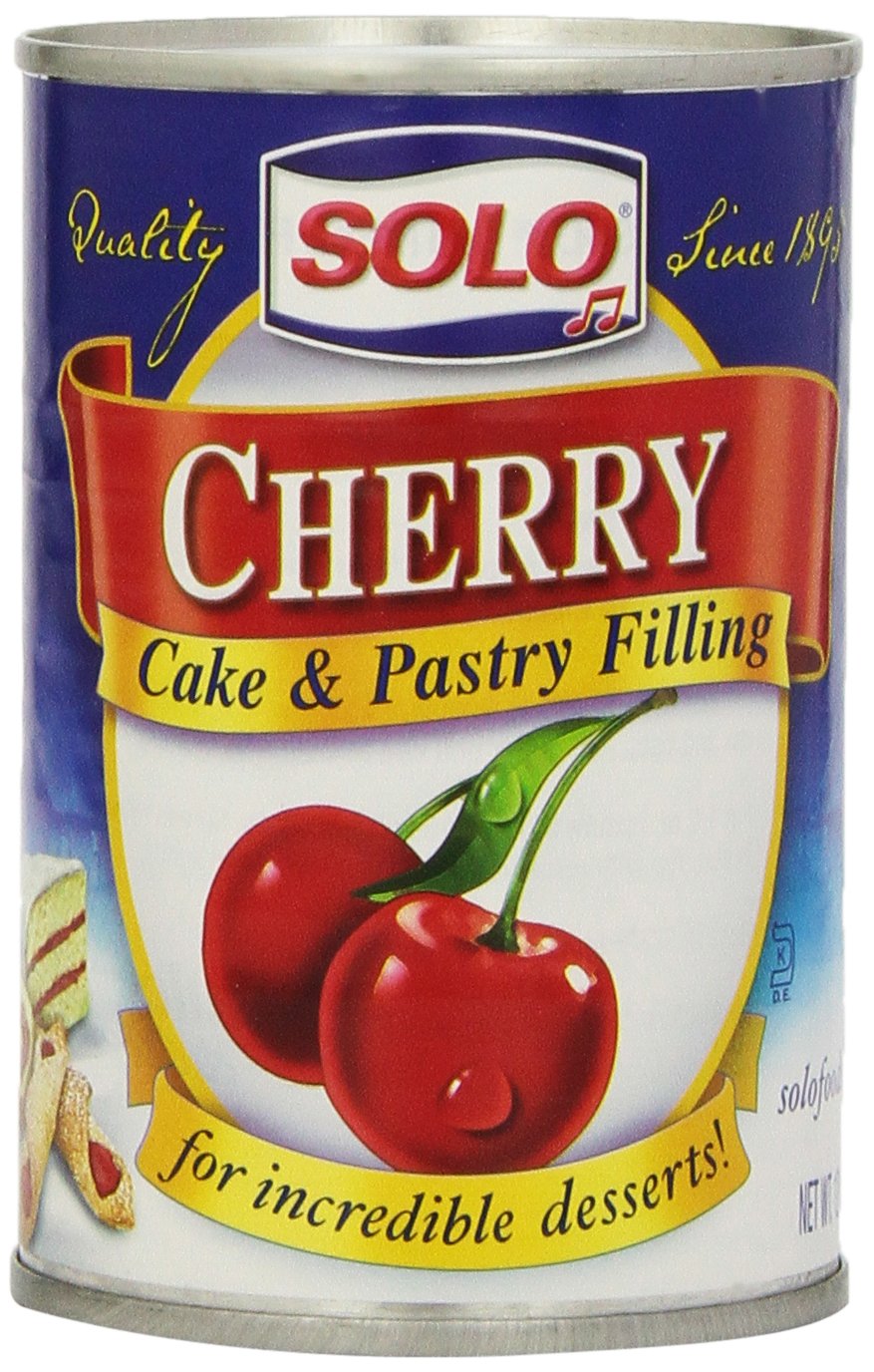 Solo Filling, Cherry, 12-Ounce Unit (Pack of 12)