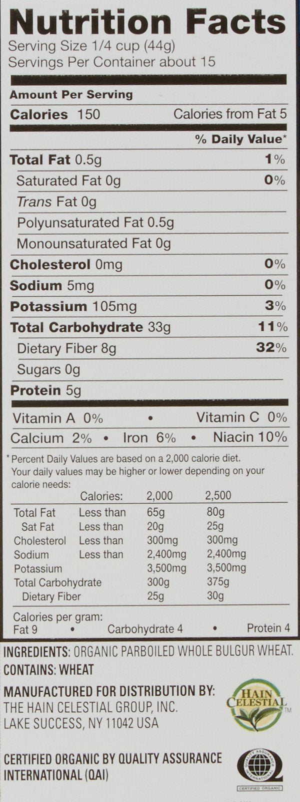 Arrowhead Mills Organic Bulgur Wheat, 24 Oz Bag