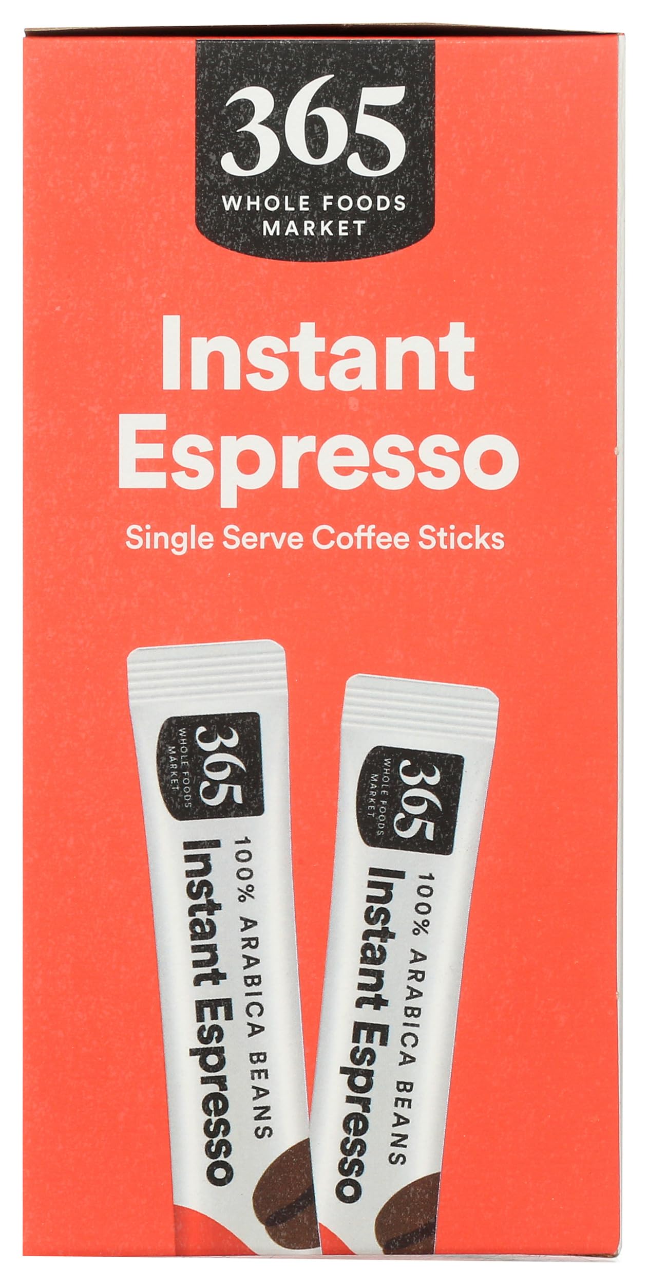 365 by Whole Foods Market, Instant Espresso, Dark Roast, 25 Single Serve Coffee Sticks, 2.65 Ounces