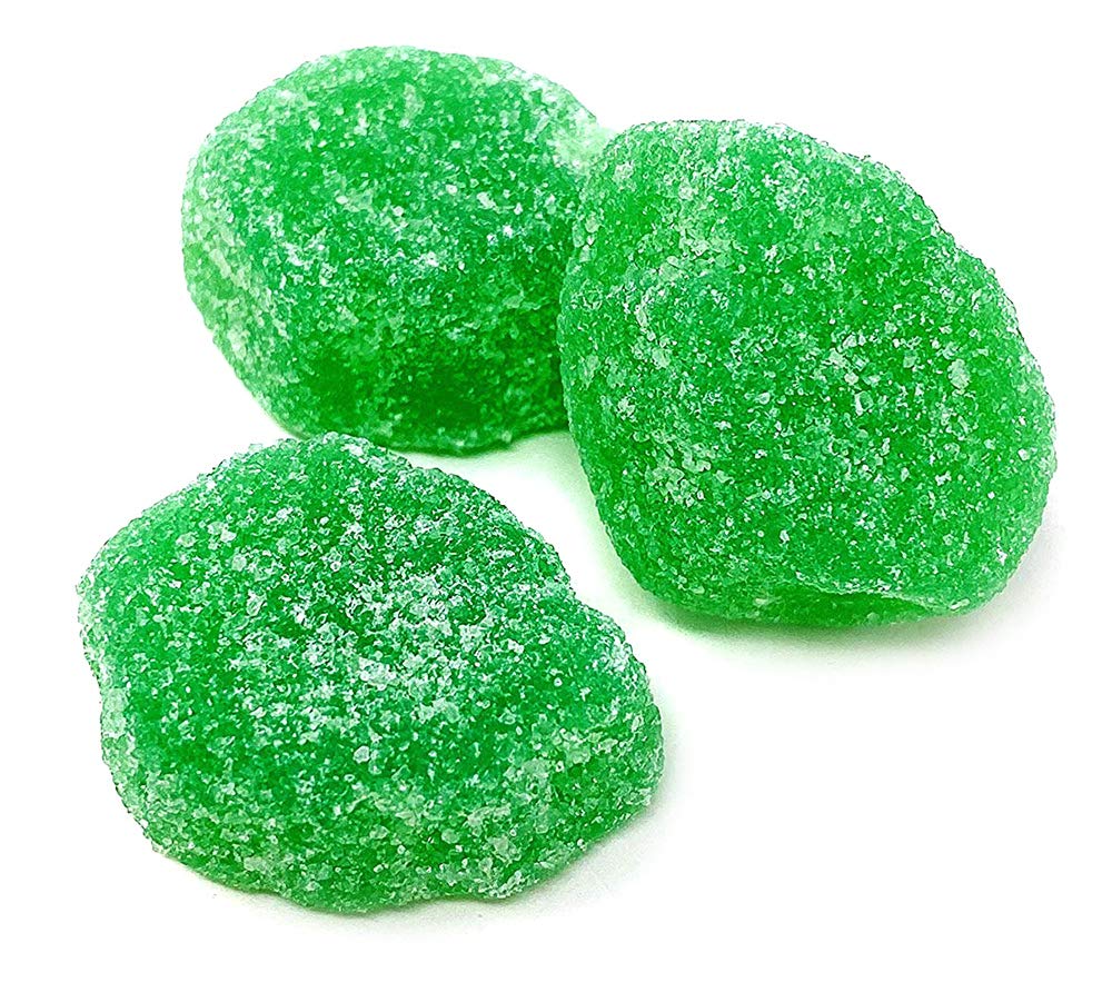 Sweetgourmet Jelly Spearmint Leaves Slices Candy | 1 Pound