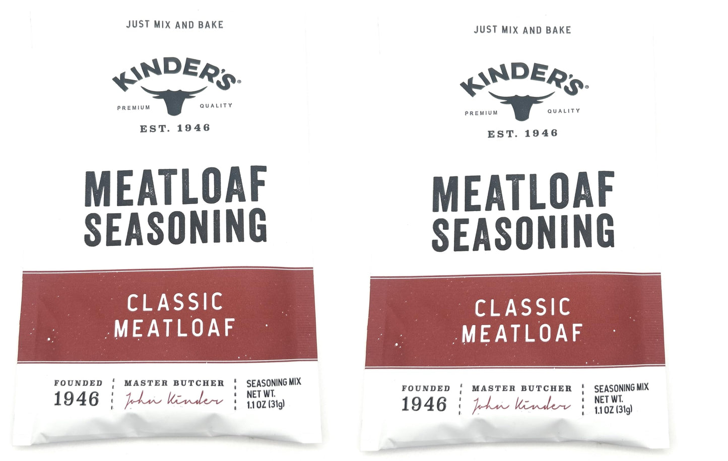 Kinders Seasoning Mixes 1oz - 2 packets (Classic Meatloaf Seasoning)