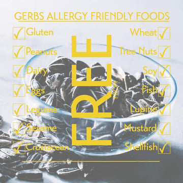 GERBS Dry Roasted Unsalted Whole Sunflower Seeds - Non-GMO, Allergen-Free, 2 Pound Pack