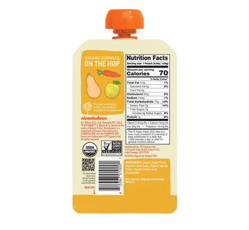 Pumpkin Tree Peter Rabbit Organics Apple, Carrot and Squash Puree, 4.4 Ounce (Pack of 10)