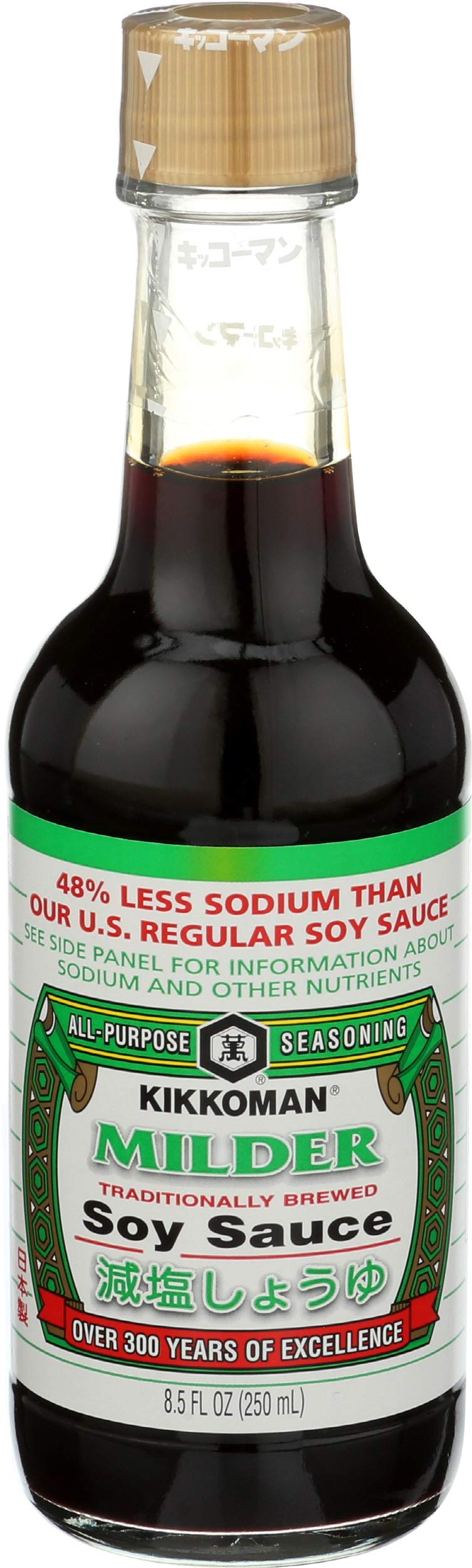 Kikkoman, Soy Sauce Milder, 8.5 Fl Oz