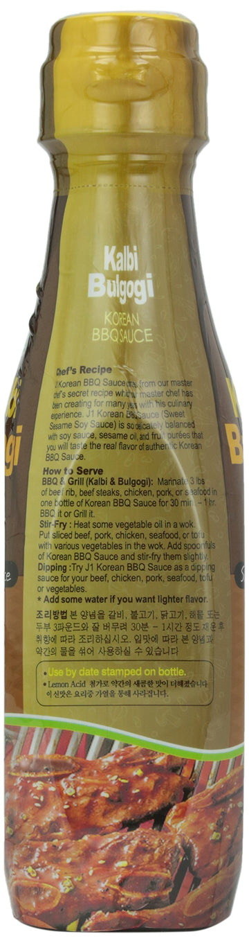 Jayone Korean Bbq Sauce, Bulgogi And Kalbi, 12 Ounce