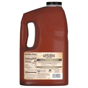 Cattlemens Smoky Base BBQ Sauce - Customizable Barbecue Sauce for Chefs, 1 Gallon Jug, Ideal for Ribs, Briskets, Wings