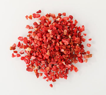 enhanced Freeze Dried Strawberries Pieces 6.5 Oz/185g Frozen Dried Strawberry 100% Natural & No Additives.