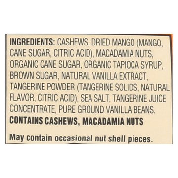 Sahale Tangerine Vanilla Cashew Glazed Nut Mix, 1.5 Ounces (Pack Of 9)