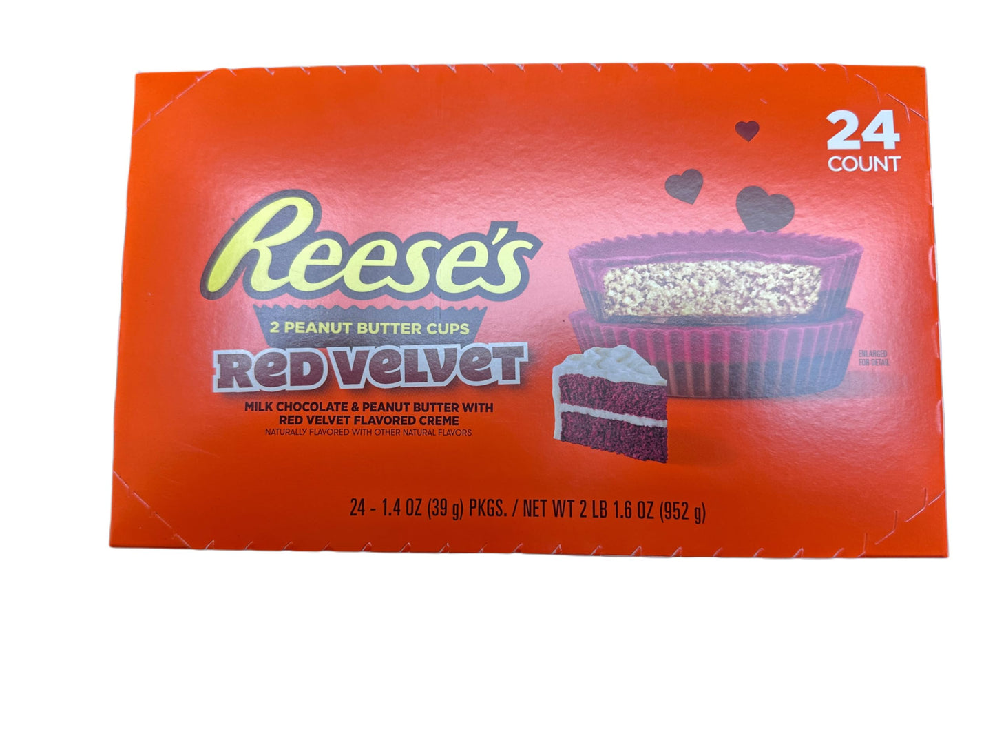 Reese'S Red Velvet Peanut Butter Cups, Chocolate Candy 24 Count