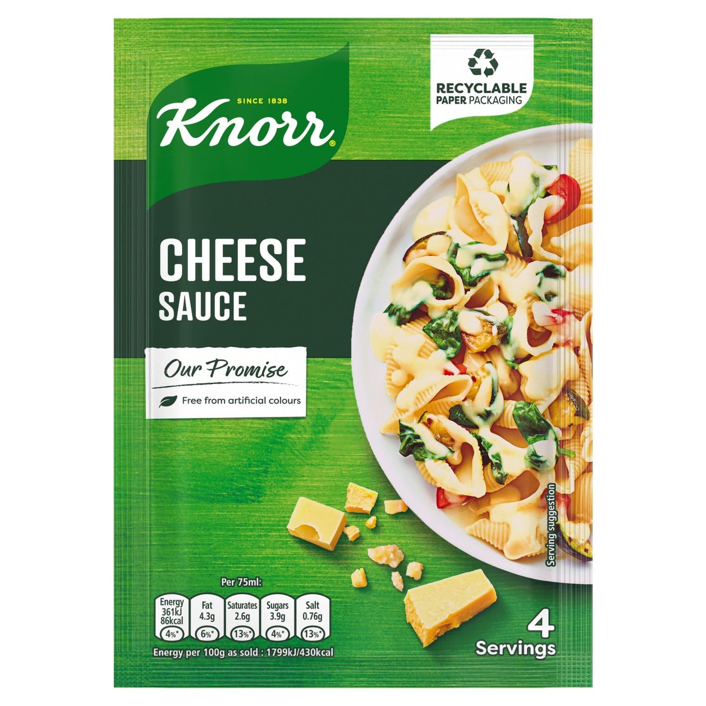 Knorr Cheese Sauce Mix (5 x 33g Packets)