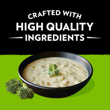 Campbell'S Slow Kettle Style Creamy Broccoli Cheddar Bisque, 15.5 Oz Microwavable Bowl