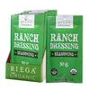 Riega Organic Ranch Dressing Seasoning Perfect Mix for Ranch Seasoning Salad Dressing and Ranch Dip 0.55 Ounce (Pack of 8)