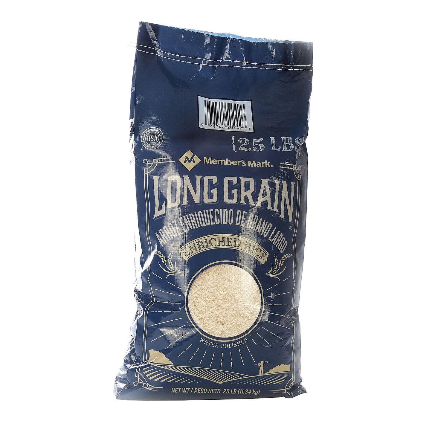 Members Mark Long Grain White Rice (25 lb.), 25 lb