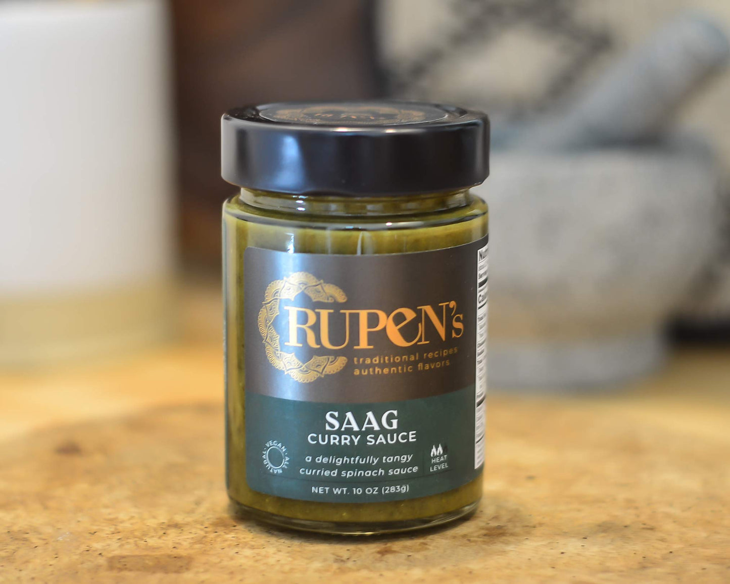 Rupen'S Saag - Indian Spinach Curry Sauce, Vegan & Gluten-Free 10Oz