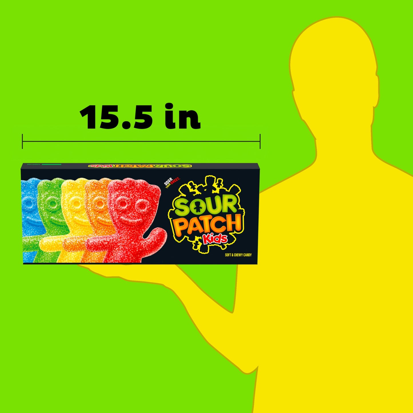 Sour Patch Kids Soft & Chewy Candy Variety Pack Large Gift Box, Bulk Candy, 8-3.5 Oz Boxes