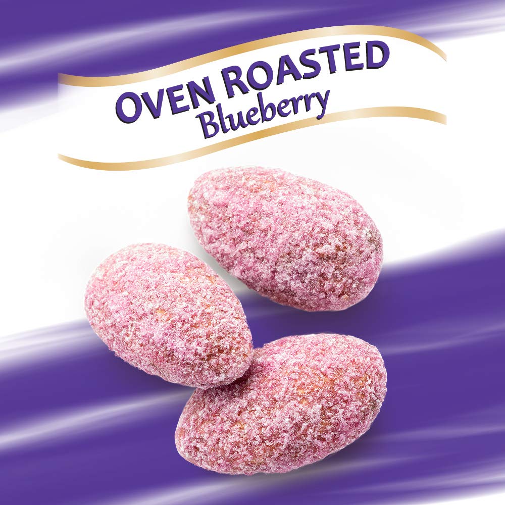Blue Diamond Almonds, Blueberry Flavored Snack Nuts, Single Serve Bags (1.5 Oz. Tubes, Pack Of 12)