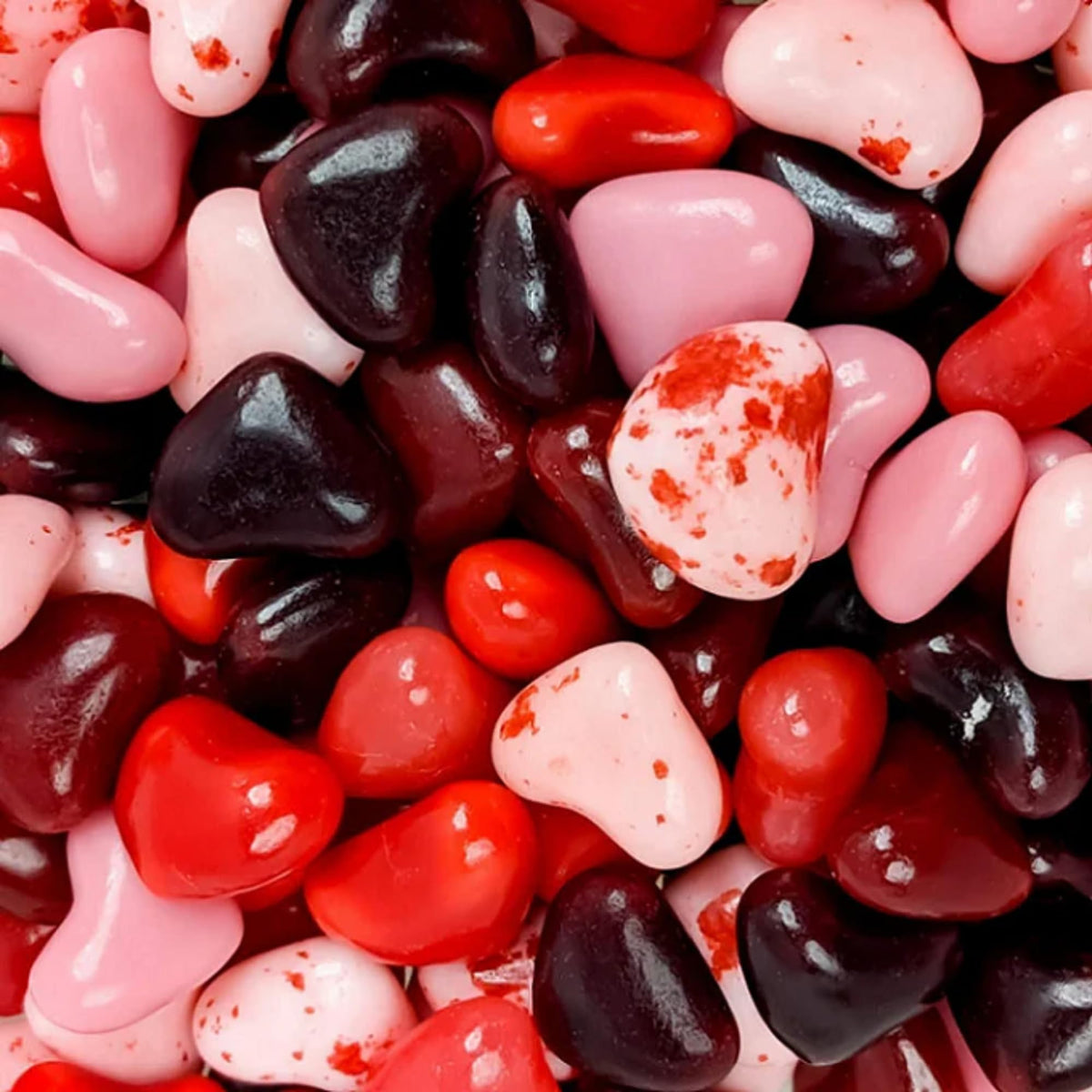 By The Cup Cherry Lovers Heart Shaped Gourmet Jelly Beans, 24 Oz Bulk Bag